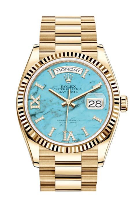 rolex day date turquoise dial|rolex day date watch.